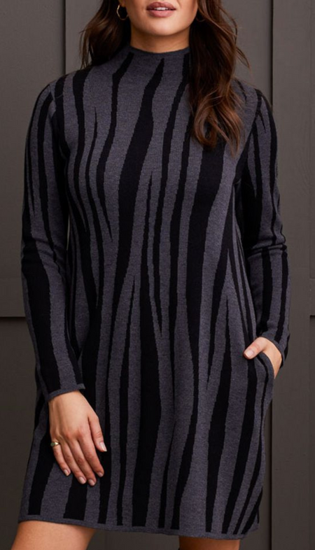 Long Sleeve Lined Dress