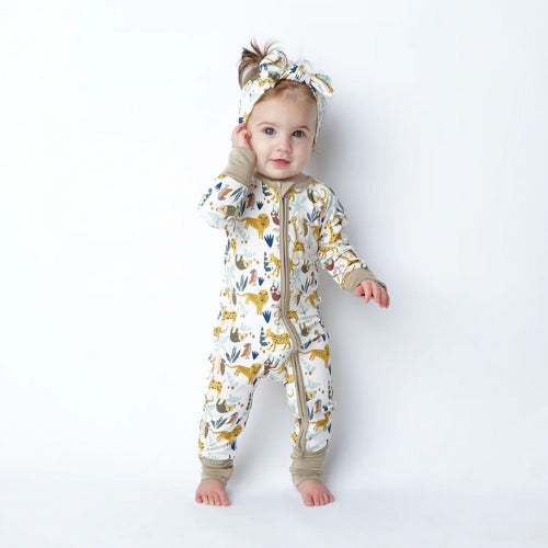 Jungle Friends Footie Pajama 6-12M