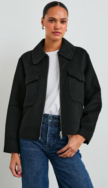 Crop Button Jacket