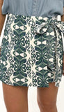 Sage Linen Skort