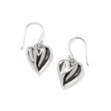 Cascade Heart Rev French Wire Earrings