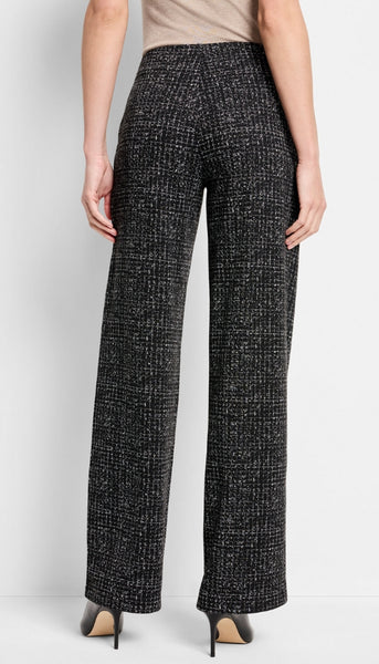 30.5" Dotty Grid Wide Leg Pant