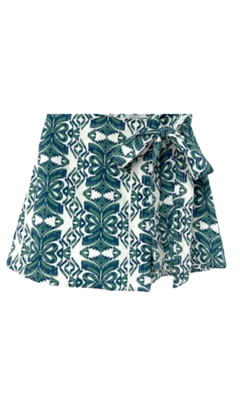 Sage Linen Skort