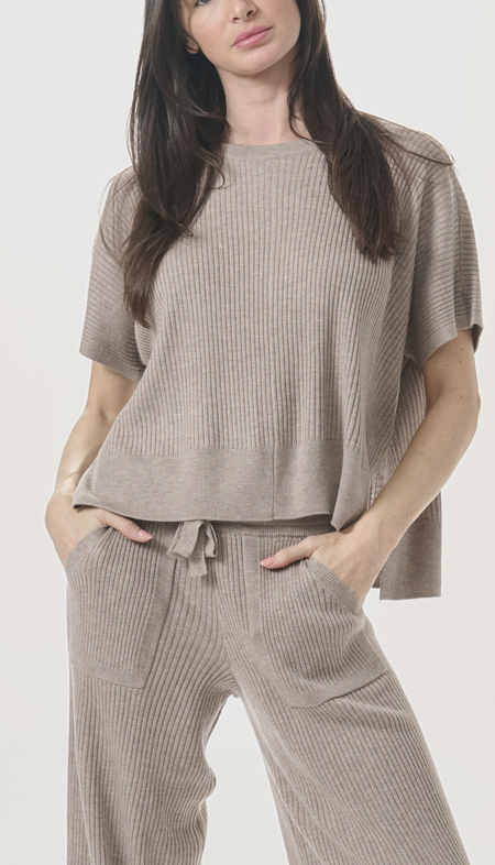 Two Tone Ottoman Turtleneck Tunic