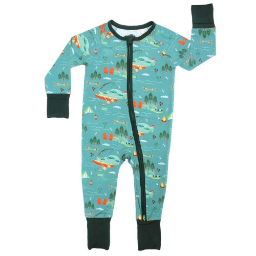 Lake Life  Baby Pajamas 3-6M