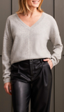 Long Sleeve V Neck Sweater