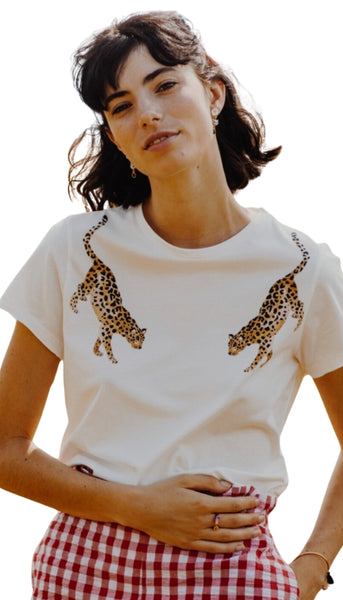 Twins Leopard T-Shirt