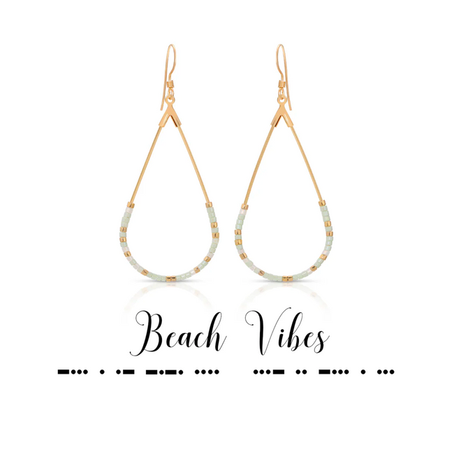 Beach Vibes Earrings - Gold