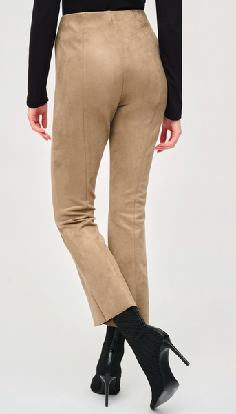 Scuba Suede Flared Pants