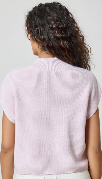 Wide Trim V-Neck Sweater