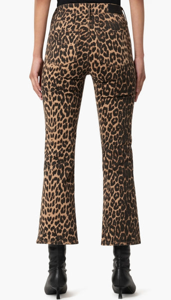 Anika-Mid Rise Crop Flare -Leopard