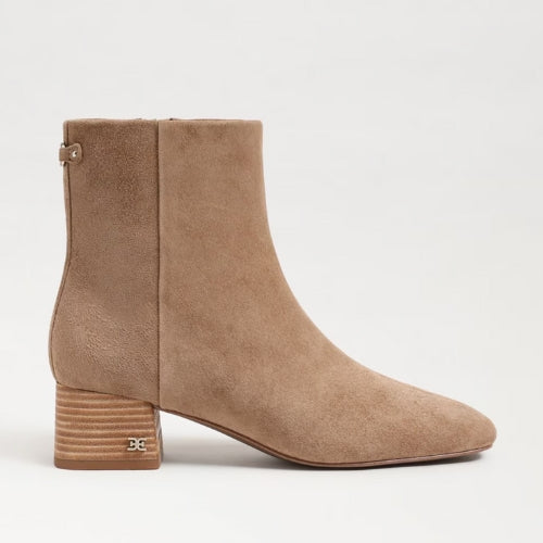 Paige Ankle Boot - Taupe Suede