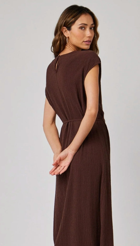 Cap Sleeve Midi Dress