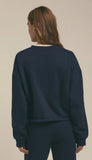 Cropped Collegiate Sweatshirt