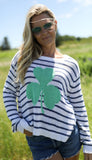 Shamrock Striped Crew