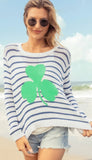 Shamrock Striped Crew