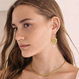 Daisy Dee Gold French Wire Earrings