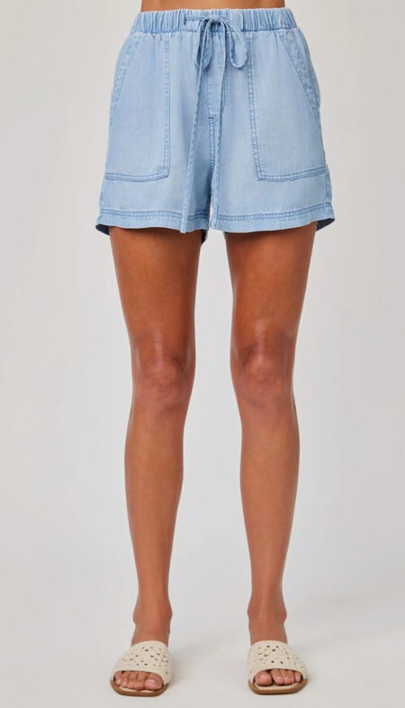 Drawstring Shorts - Dark Blue