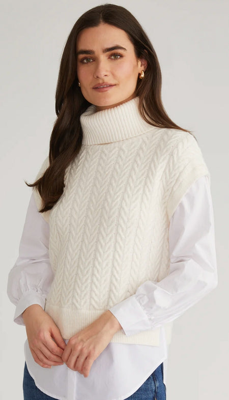 Zip Front Mock Neck