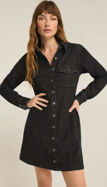 Candice Knit Denim Dress