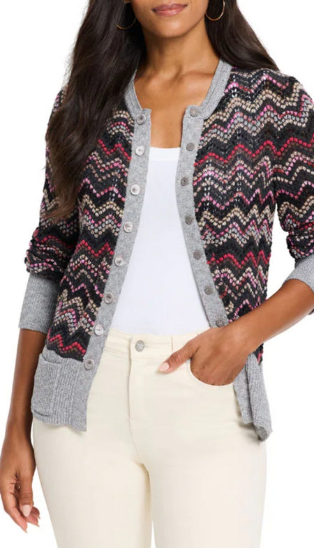 Camo Cloud Cardigan Sweater