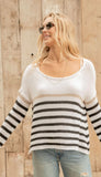 Kate Striped Crew Sweater