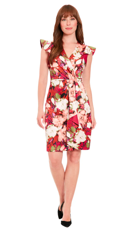 Watercolor Vines Jeni Dress