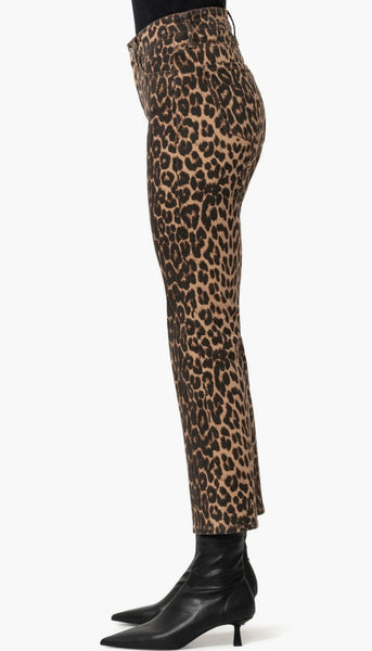 Anika-Mid Rise Crop Flare -Leopard