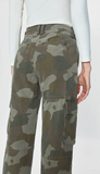 Addie High Rise Cargo Trouser - Camo