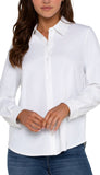 Long Sleeve Button Front Shirt