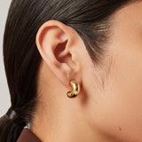 Tome Hoops-Small Gold Earrings