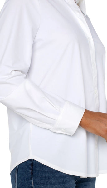 Long Sleeve Button Front Shirt