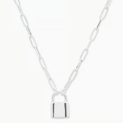 Kara Padlock Charm Necklace