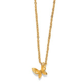 Enchanting Butterfly Gold Necklace