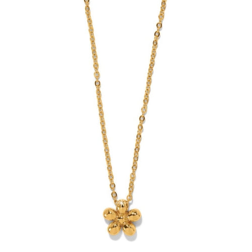 Enchanting Flower Gold Necklace