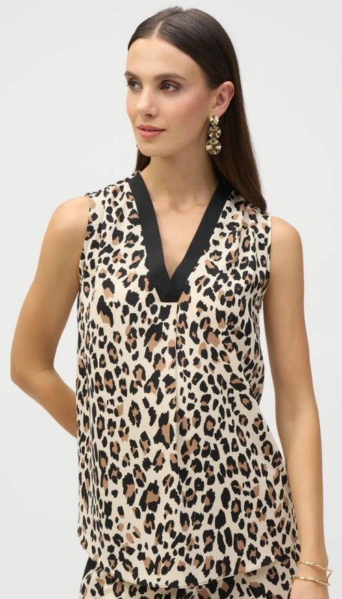 Animal Print Sleeveless Top