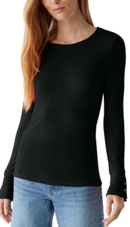 Scarlett Stripe Rib Henley