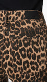 Anika-Mid Rise Crop Flare -Leopard