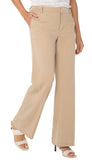 Kelsey Wide Leg Trouser - Sand Dune