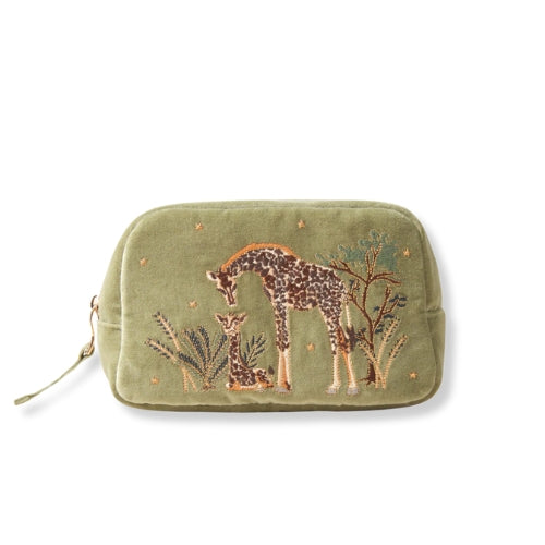 Giraffe Mother & Baby Cosmetic Bag