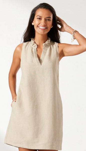 Two Palms Double Ruffle Dress