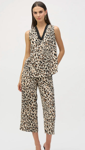 Animal Print Sleeveless Top