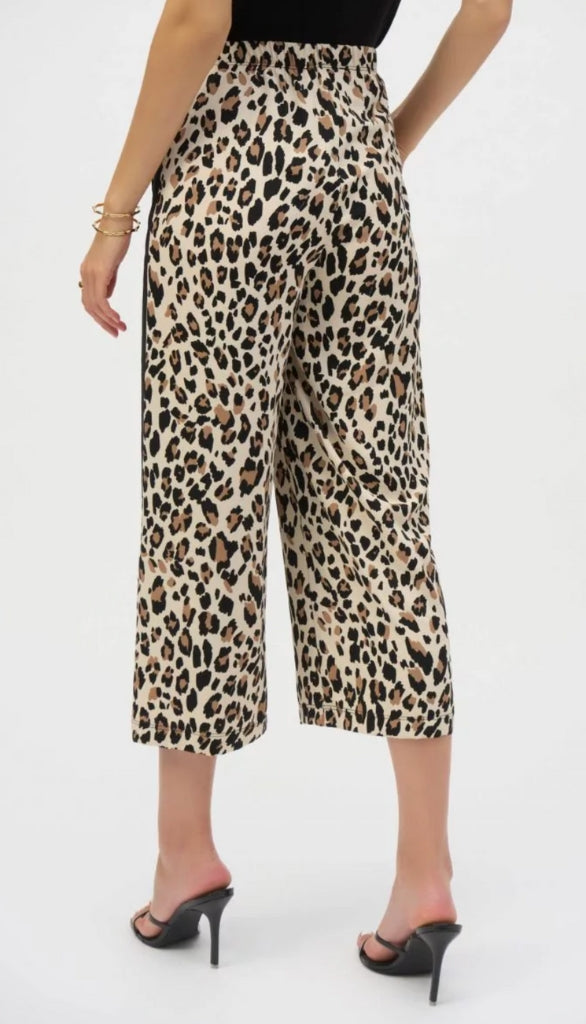 Animal Print Culotte Pant