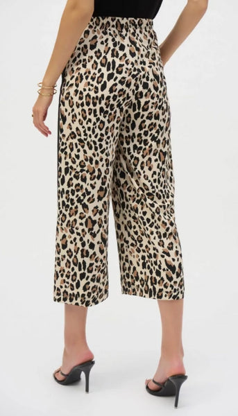 Animal Print Culotte Pant