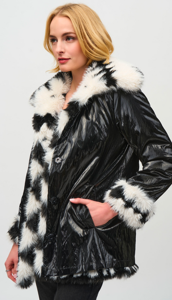 Reversible Faux Fur Coat