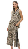 Animal Print Culotte Pant