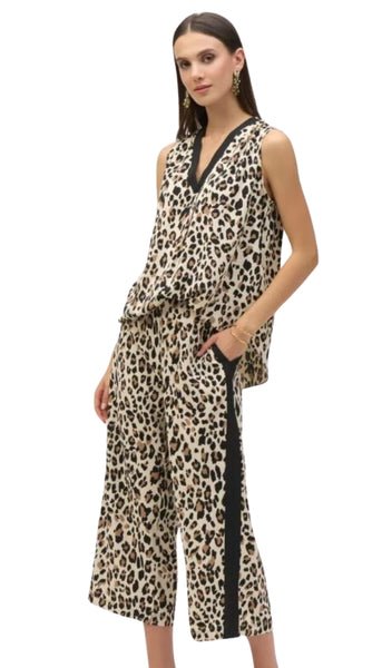 Animal Print Culotte Pant