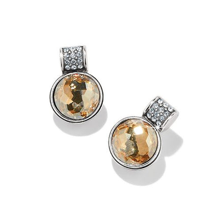 Meridian Geo Round Mini Post Drop Earrings