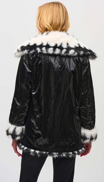 Reversible Faux Fur Coat