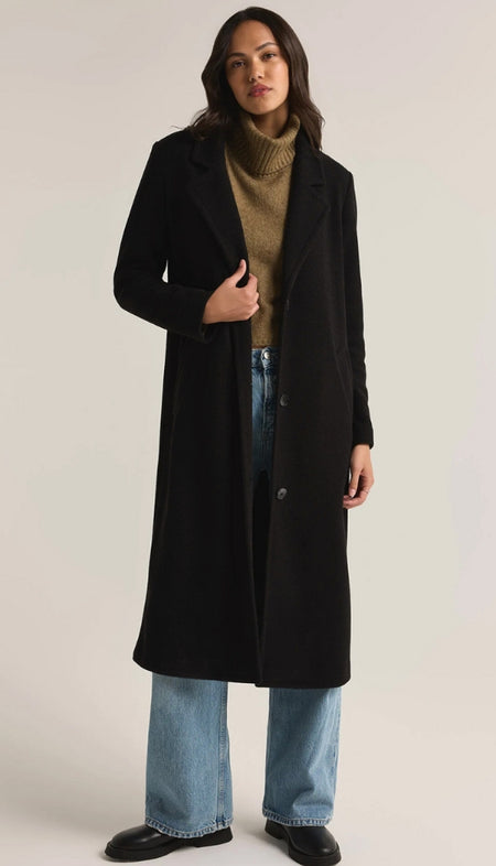 Long Sleeve Open Front Sweater Coat